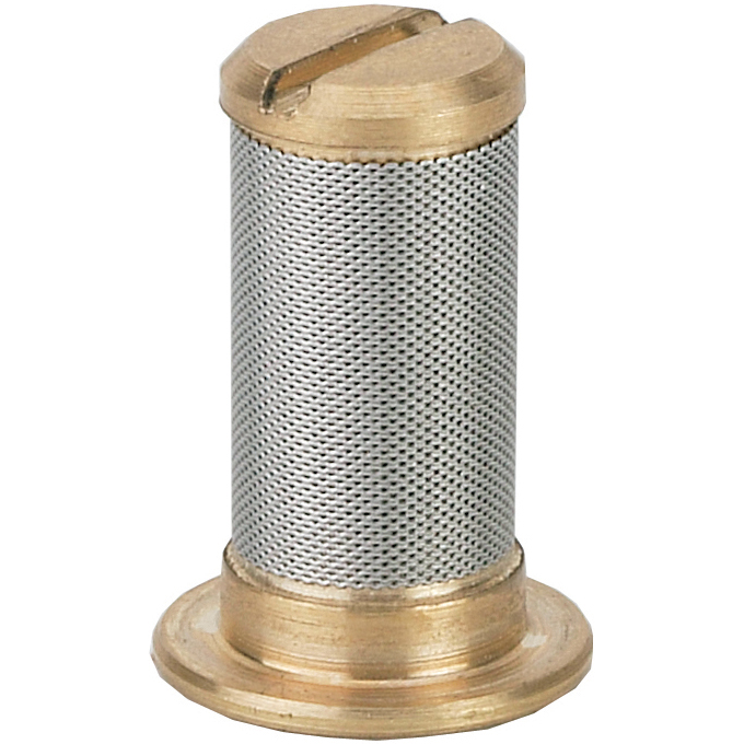 Tip Strainer 50 Mesh SS Screen w/ Check Valve Brass